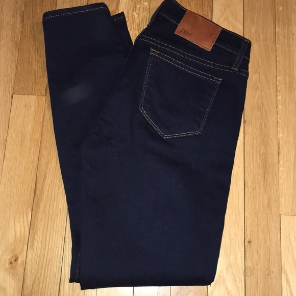 J crew toothpick dark denim jean size 27 - Picture 2 of 4